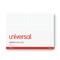 Universal 100 Sheet Unruled 4 in. x 6 in. Scratch Pads - White (12/Pack)